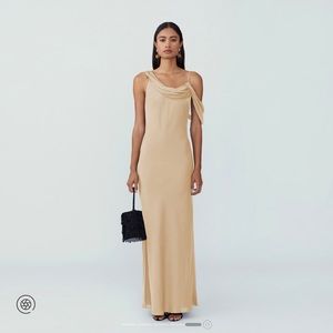 Fame & Partners Francois Dress in Light Nude Matte
